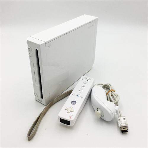 Nintendo Wii Konsol - Hvid - RVL-001 - SNR LEH123579858 (B Grade) (Genbrug)